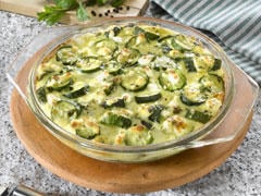 Recette Gratin De Courgette Poulet Et Champignon Plats