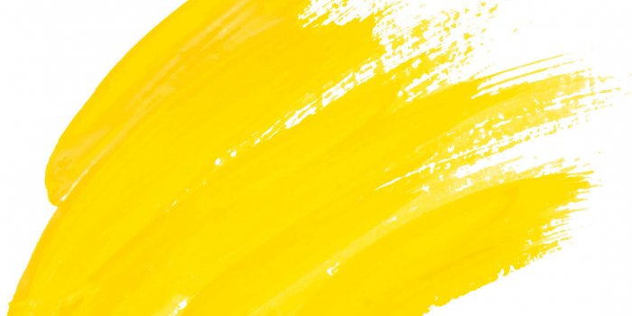 yellow watercolor texture paint stain shining brush stroke