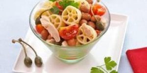 Salade de pates au poulet