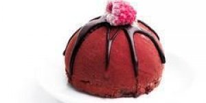 Souffle glace chocolat-framboise