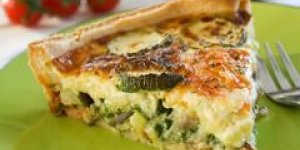 Tarte de feta et courgettes