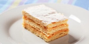 Millefeuille pomme rhubarbe