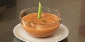 Gaspacho epice au vinaigre balsamique blanc