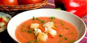 Soupe de lotte aux tomate