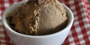 Glace chocolat-caramel sans sorbetiere