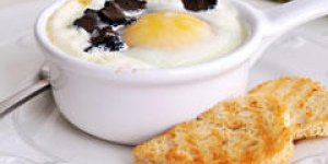 Oeufs cocotte aux truffes