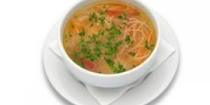 Potage poulet-vermicelle