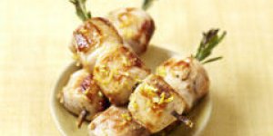 Brochettes de lapin au romarin, marinees au citron confit