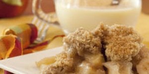 Crumble poire speculoos