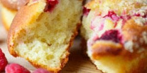 Cake aux framboises 