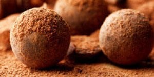 Truffes au chocolat pimente