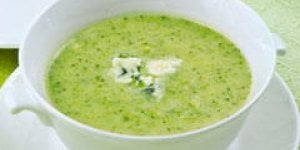 Soupe de courgettes au bleu