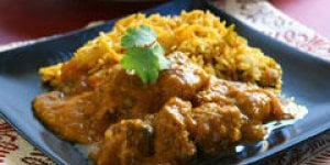 Curry d-agneau a la noix de coco