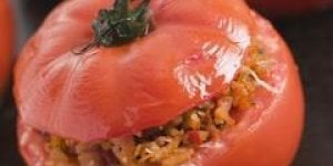 Tomates farcies et riz basmati