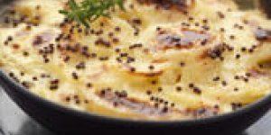 Gratin de Princesse Amandine a la moutarde