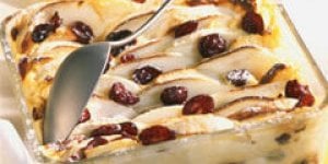 Souffle pommes fromage blanc aux cranberries