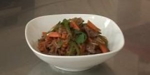 Wok de boeuf aux legumes