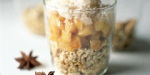 Crumble poire-noisette