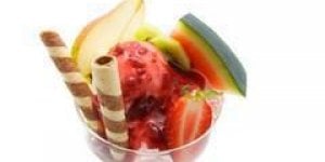 Coupe de fruits glaces