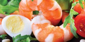 Oeufs farcis aux crevettes