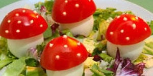 Oeufs farcis comme des champignons