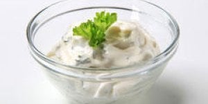 Mayonnaise au roquefort allegee