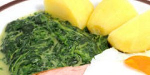 Puree fondante aux epinards