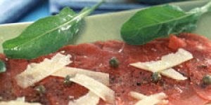 Carpaccio de veau citronne