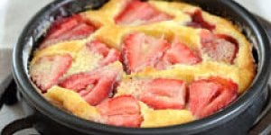 Clafoutis aux fraises