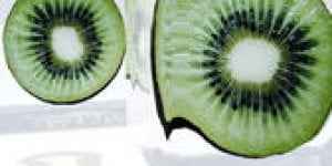 Glacons au kiwi au basilic