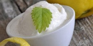 Sorbet au citron sans sorbetiere