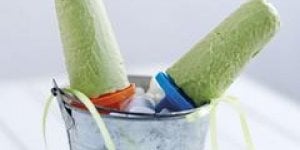 Glace a l’avocat, lime et lait de coco