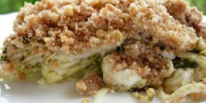 Crumble courgette chevre