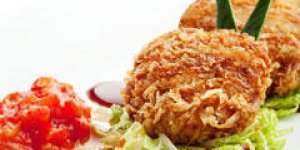 Croquettes de poulet aux raisins secs