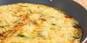 Omelettes de legumes au fromage