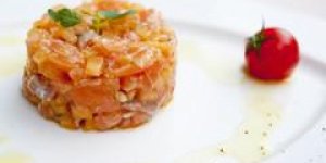 Tartare aux deux saumons