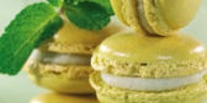 Macarons a la menthe