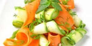 Salade courgettes-oranges