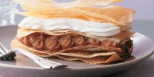 Mille-feuilles a la creme de marrons 