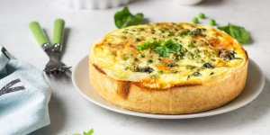 Quiche facile aux legumes et aux lardons