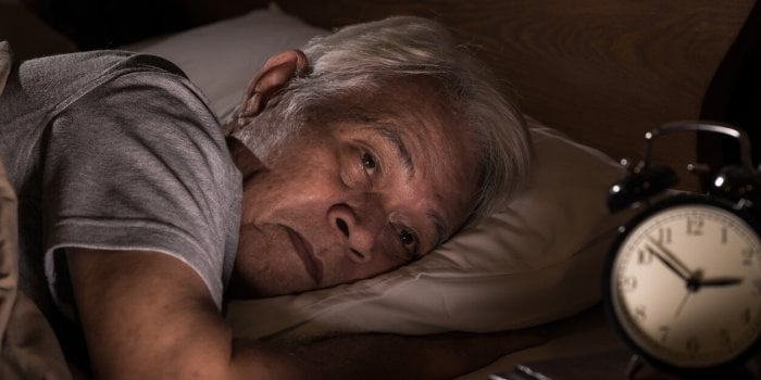 Les troubles du sommeil sont plus fréquents chez les personnes de plus de 60 ans 