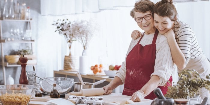 repas traditionnel de grand mère 