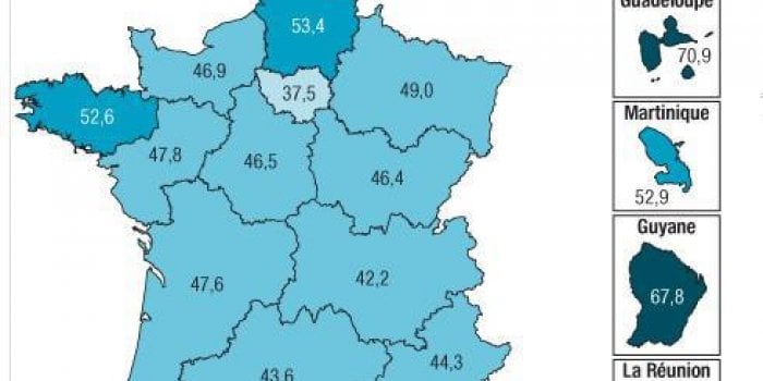 AVC : les régions les plus touchées